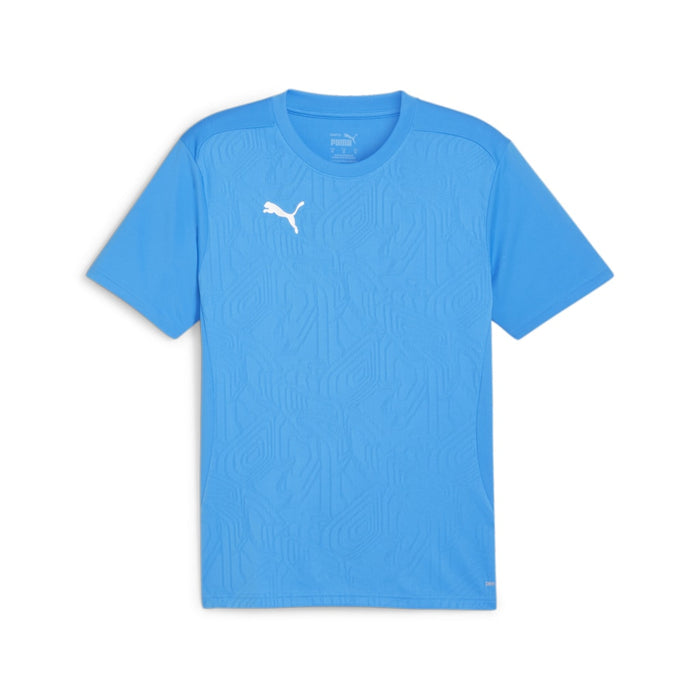 Puma Team Final Training Short Sleeve Shirt in blue