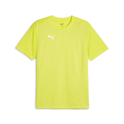 Puma Team Final Training Short Sleeve Shirt in yellow