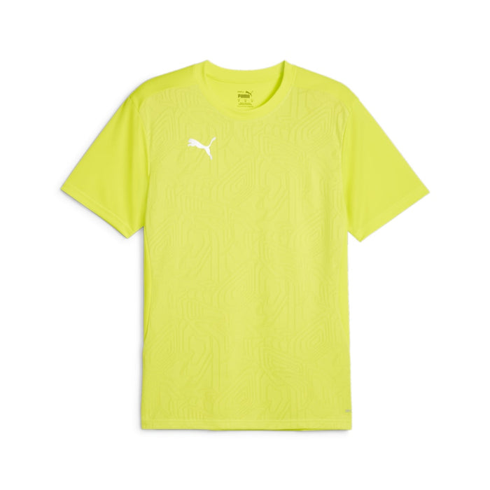 Puma Team Final Training Short Sleeve Shirt in yellow