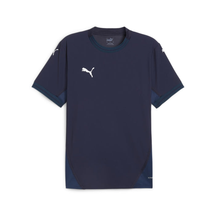 Puma Team Final Short Sleeve Shirt in navy