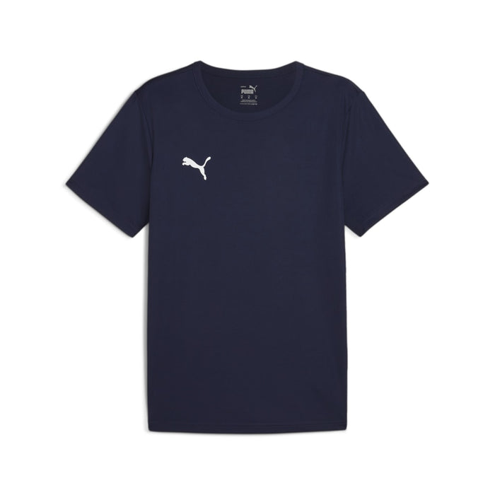 A short-sleeved Puma team shirt in purple with a white Puma logo on the chest.