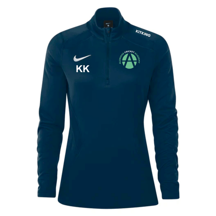 Aldridge Cricket Academy Womens 1/4 Zip Midlayer