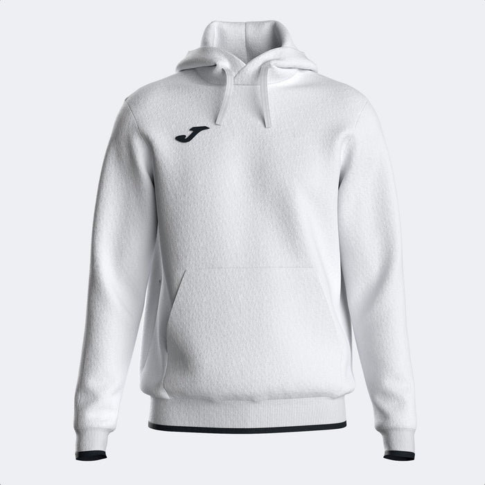 Joma Olimpiada Hoodie in white with black trim