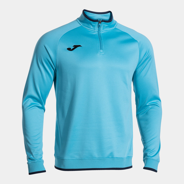 Joma Combi Premium Sweatshirt in sky blue with black trim