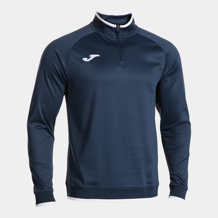 Joma Combi Premium Sweatshirt in navy with white trim