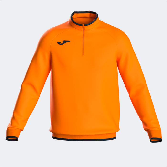 Joma Combi Premium Sweatshirt in orange with black trim