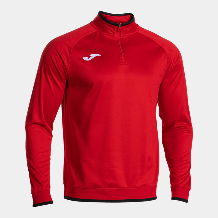 Joma Combi Premium Sweatshirt in red with black trim