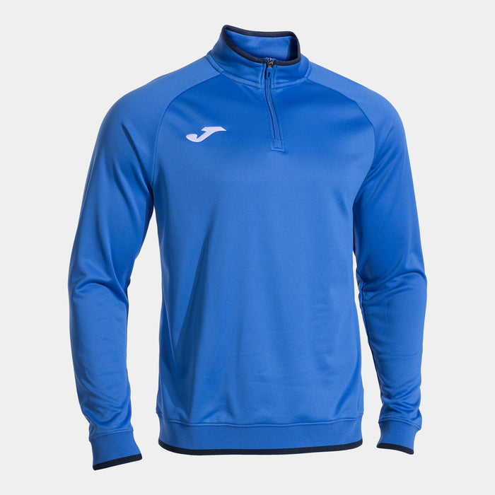 Joma Combi Premium Sweatshirt in blue with navy trim