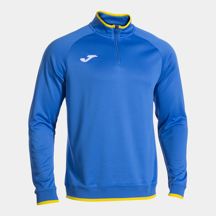 Joma Combi Premium Sweatshirt in blue with yellow trim