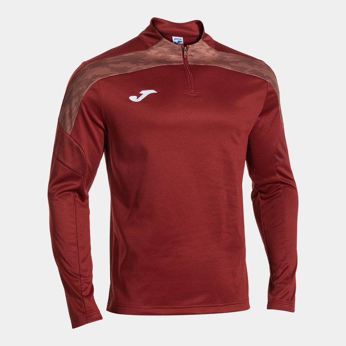 Joma Championship VIII 1/4 Zip Sweatshirt in burgundy