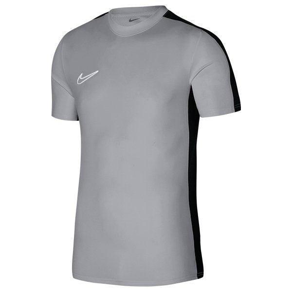 Nike Dri FIT Academy 23 Short Sleeve Shirt in Wolf Grey/Black