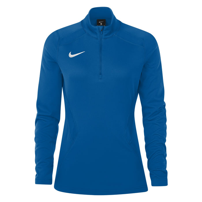 Nike Training 1/4 Zip Midlayer 21 Women's in royal blue