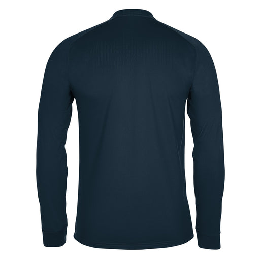 back of Nike Track Jacket 21 in obsidian