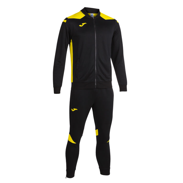 Joma Championship VI Tracksuit in Black/Yellow