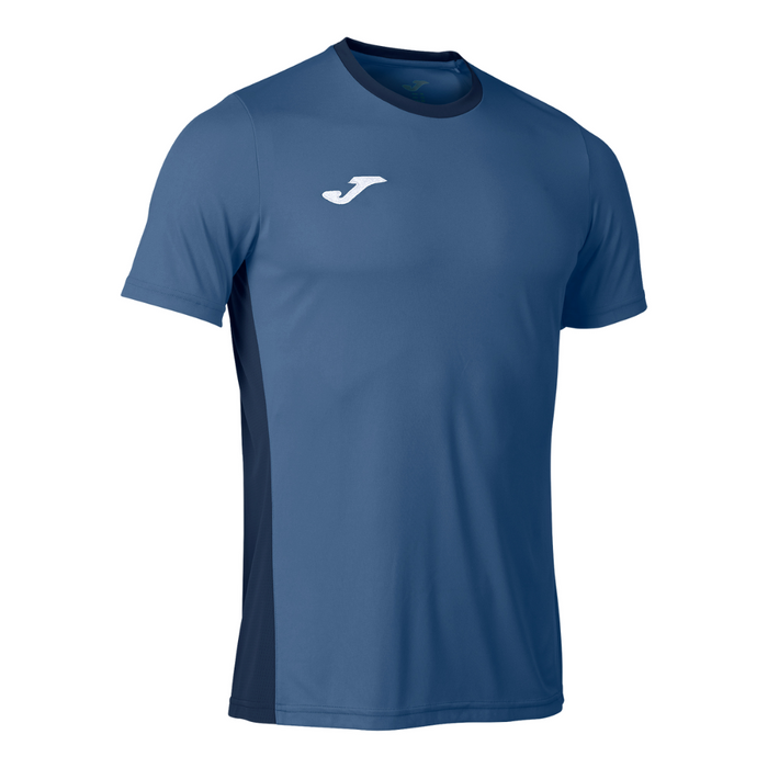 Joma Winner II Short Sleeve Shirt in blue/dark navy