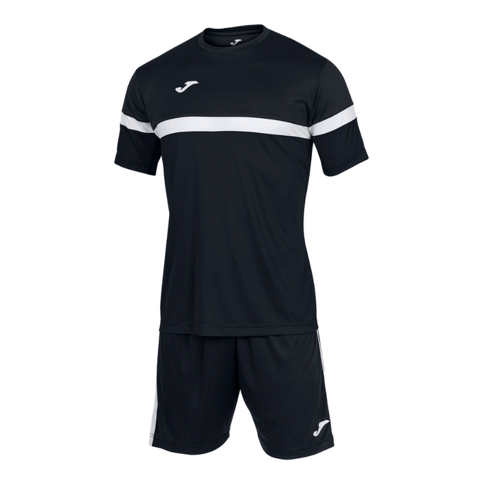 Joma Danubio Short Sleeve Set in Black/White