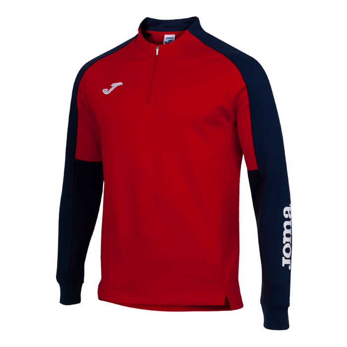 Joma Eco Championship 1/4 Zip Sweatshirt in red/navy