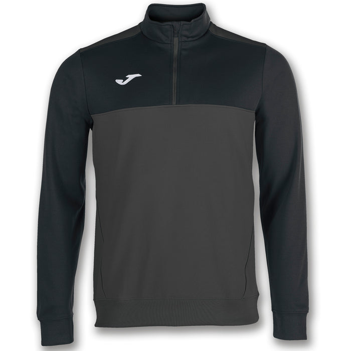 Joma Winner 1/4 Zip Sweatshirt in Anthracite/Black