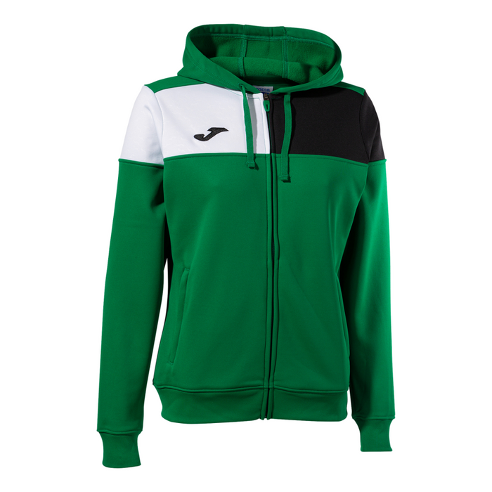 Joma Hooded Jacket Women's in Green/Black/White
