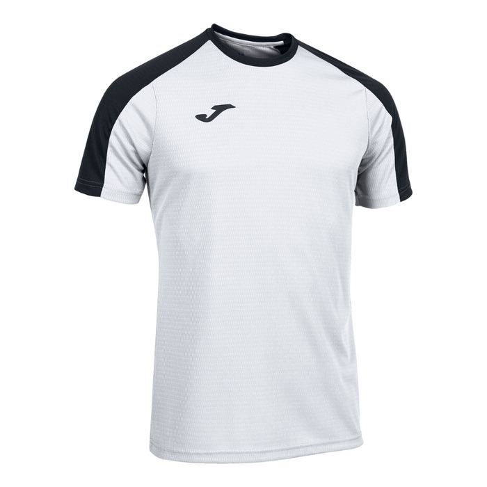 Joma Eco Championship Short Sleeve Shirt in white/navy
