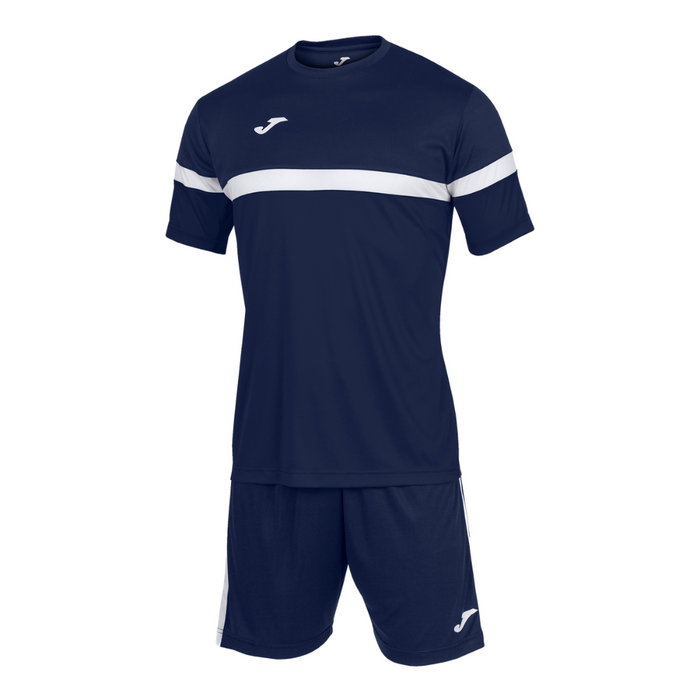 Joma Danubio Short Sleeve Set in Navy/White