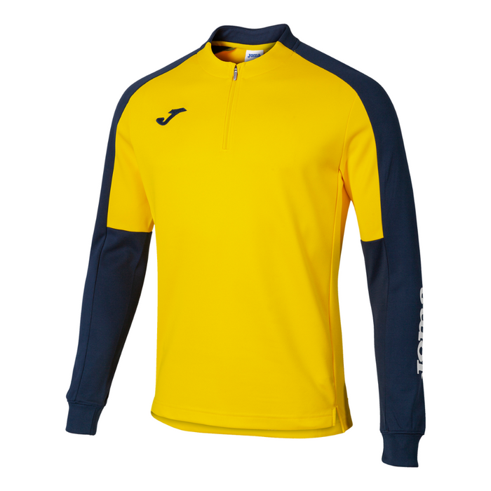 Joma Eco Championship 1/4 Zip Sweatshirt in yellow/navy