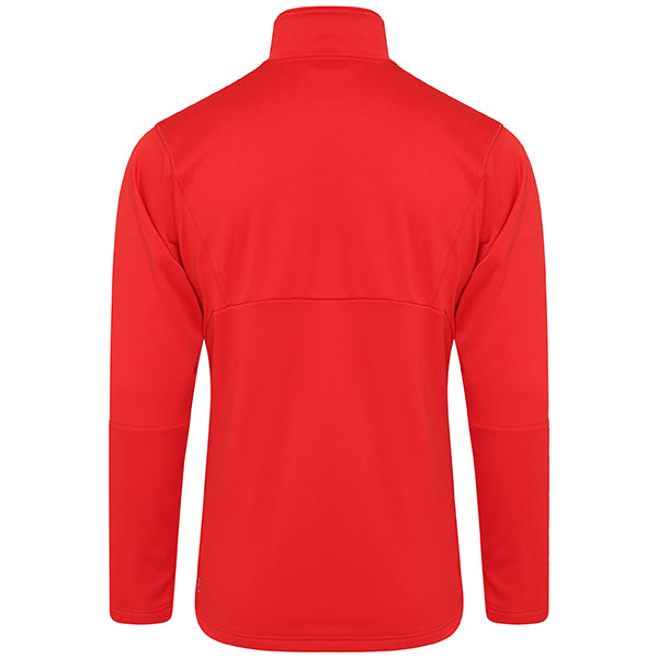 back of Puma Liga Training 1/4 Zip Top in red