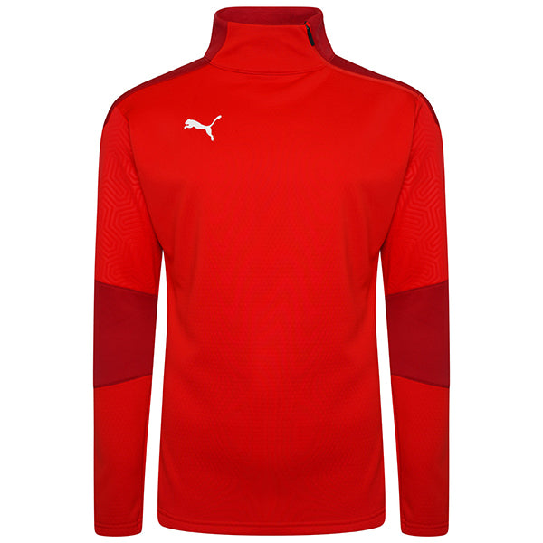 Puma TeamFINAL Training Fleece in red