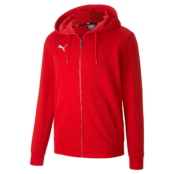 Puma TeamGOAL Casuals Hooded Jacket in red