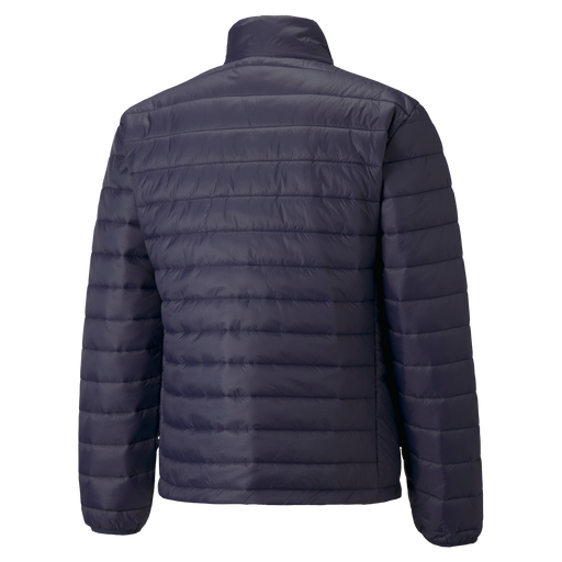 back of Puma Team Liga Light Jacket in peacoat