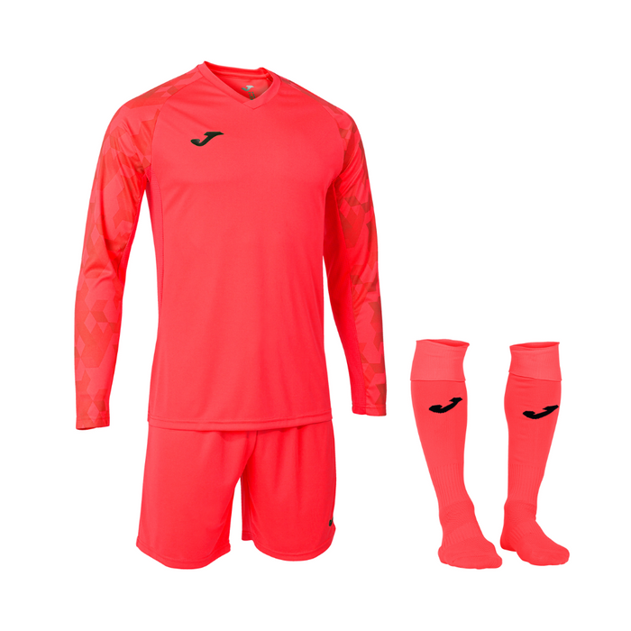 Joma Zamora VII Goalkeeper Set in Fluor Coral