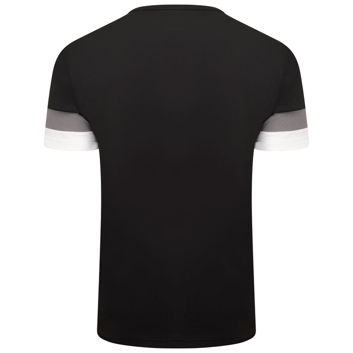 Puma Team Rise Short Sleeve Shirt in Black