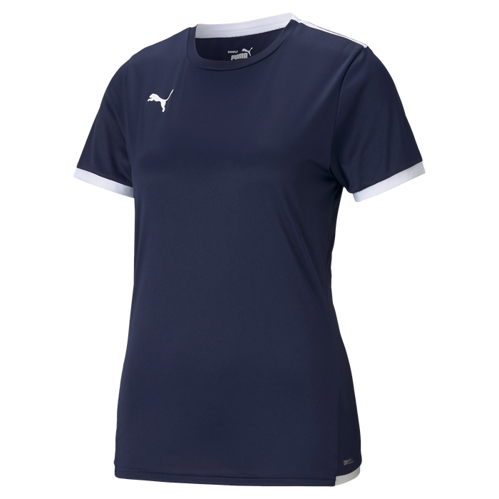 Puma Team Liga 25 Short Sleeve Shirt Womens in peacoat