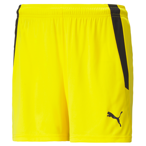 Puma Team Liga 25 Shorts Womens in cyber yellow