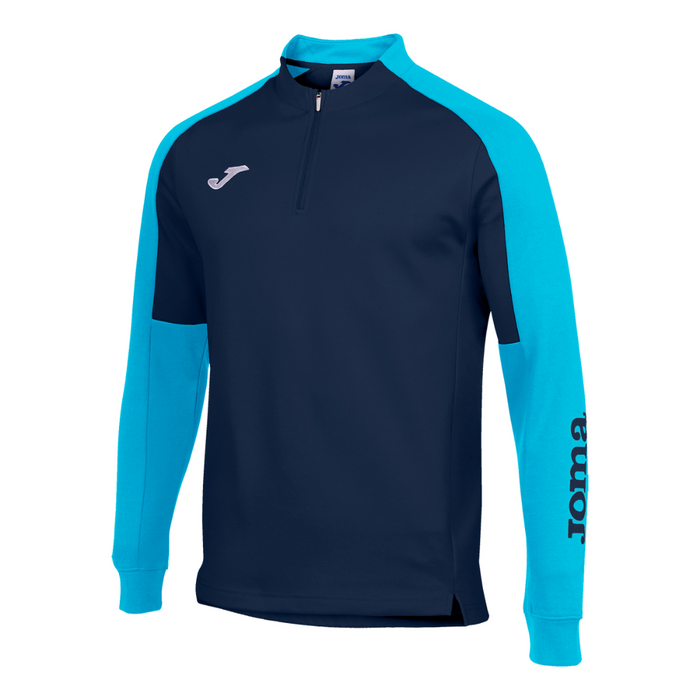 Joma Eco Championship 1/4 Zip Sweatshirt in navy/turqoise