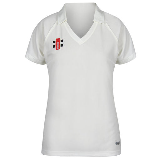 Gray Nicolls Matrix II Women's Short Sleeve Playing Shirt in ivory