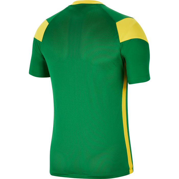 Nike Park Derby III Shirt Short Sleeve in Pine Green/Tour Yellow/Tour Yellow/White