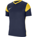 Nike Park Derby III Shirt Short Sleeve in Midnight Navy/Tour Yellow/White