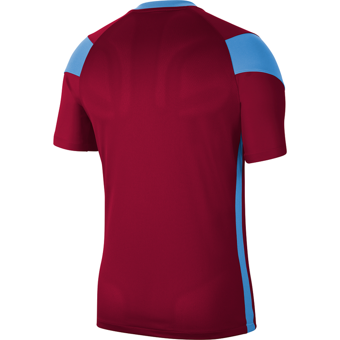 Back of Nike Park Derby III Shirt Short Sleeve in Team Red/University Blue