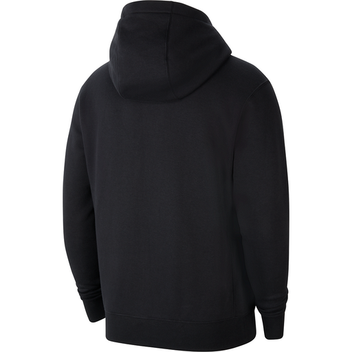 back of Nike Park 20 Full Zip Hoodie in black