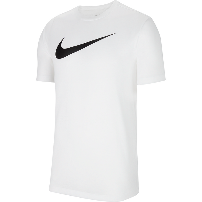 Nike Dri FIT Team Club 20 Logo Tee in White/Black