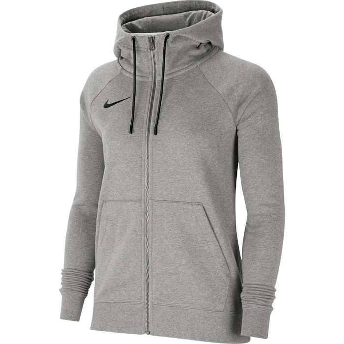 Nike Park 20 Full Zip Hoodie Womens in DK Grey Heather/Black