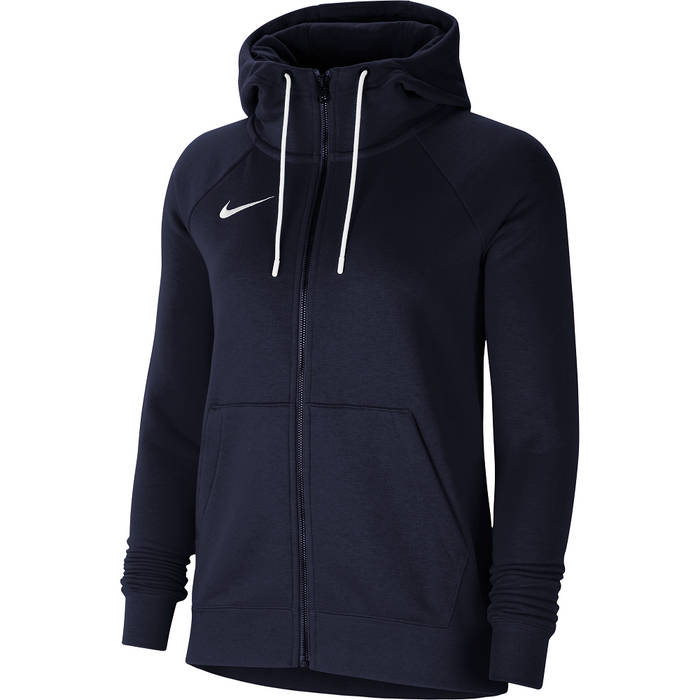 Nike Park 20 Full Zip Hoodie Womens in Obsidian/White