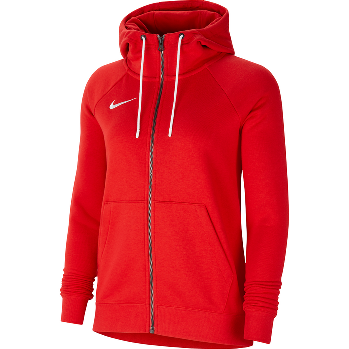 Nike Park 20 Full Zip Hoodie Womens in University Red/Gym Red