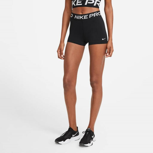 Nike Pro Women's 365 3 Inch Short in Black/White