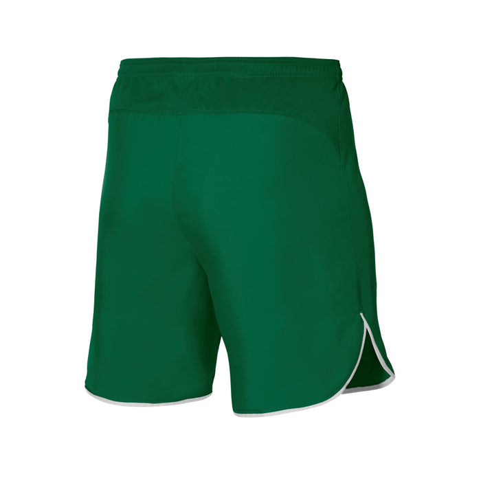 back of Nike Dri-Fit Laser V Shorts in pine green