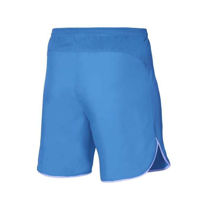 back of Nike Dri-Fit Laser V Shorts in university blue