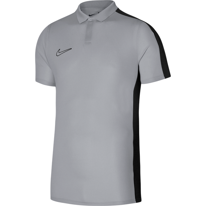 Nike Dri FIT Academy 23 Short Sleeve Polo in Wolf Grey/Black