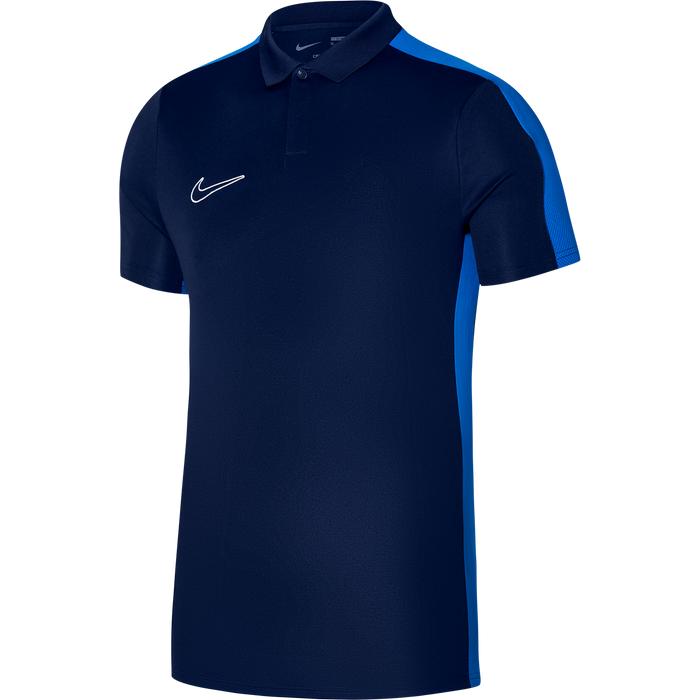 Nike Dri FIT Academy 23 Short Sleeve Polo in Obsidian/Royal Blue