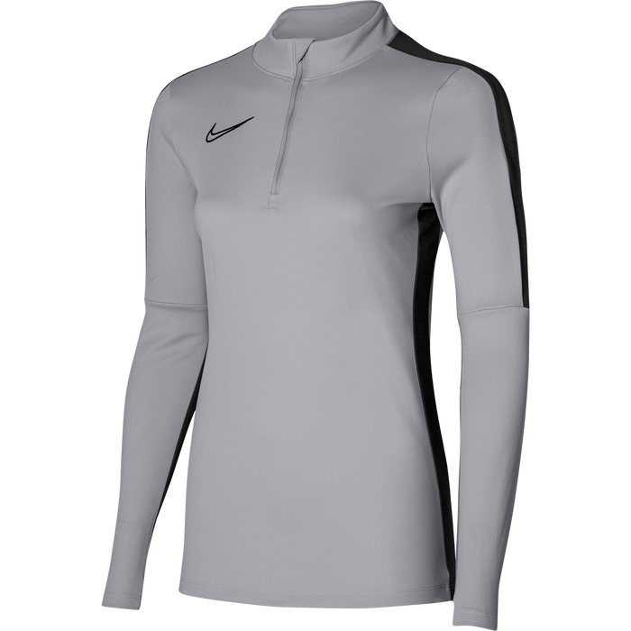 Nike Dri FIT Academy 23 1/4 Zip Women's Drill Top in Wolf Grey/Black